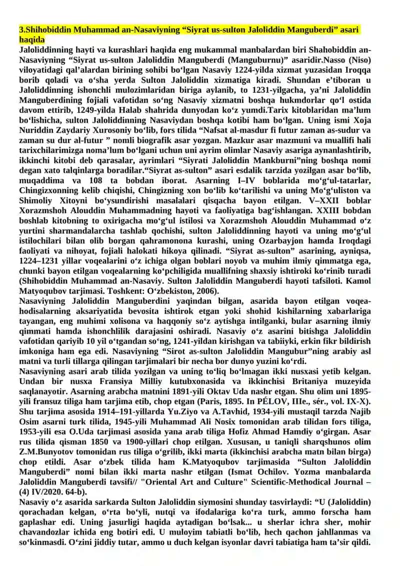 Xorazmshohlar va Qoraxitoylar munosabatlari 3