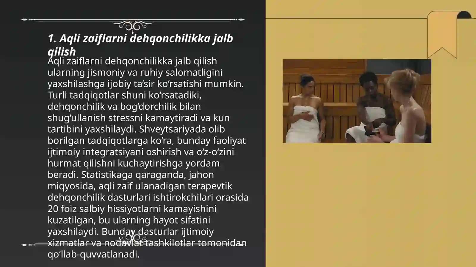 Aqli zaiflarda dehqonchilik va chorvadorlarning hayoti 3