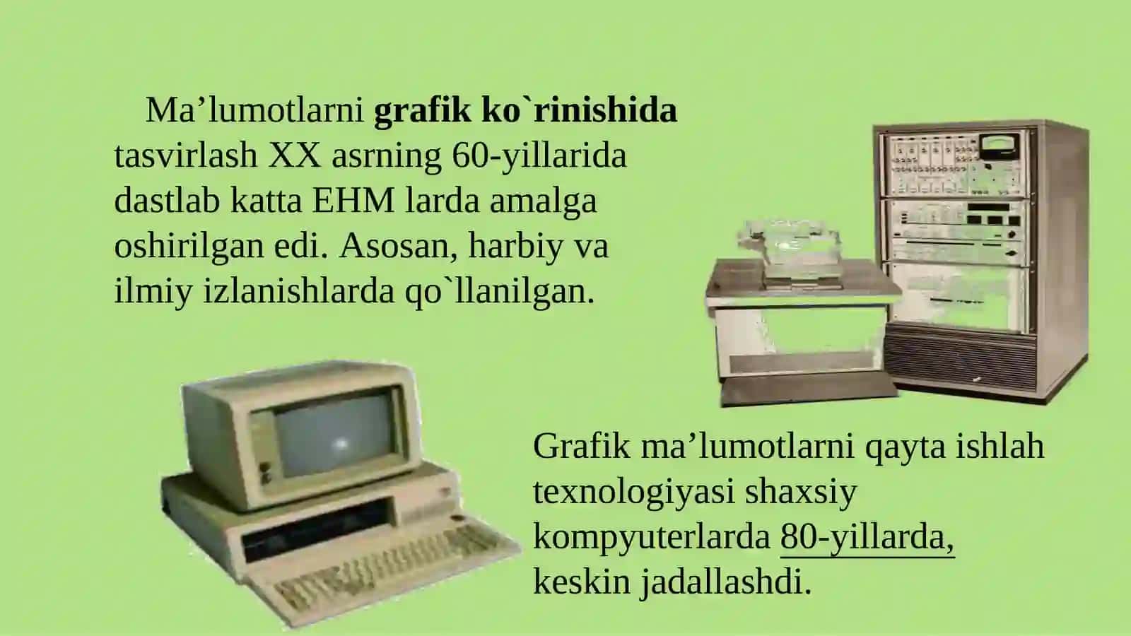 Kompyutergrafikasitushunchasi.Vauningturlar 3