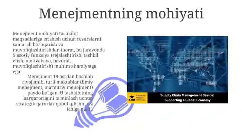 Bozor iqtisodiyotidagi menerjning roli va vazifalari 3