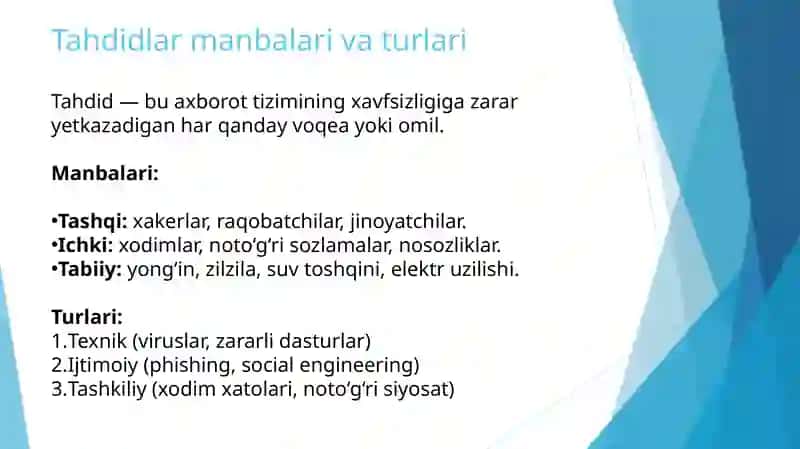 Axborot Xavfsizligi 3