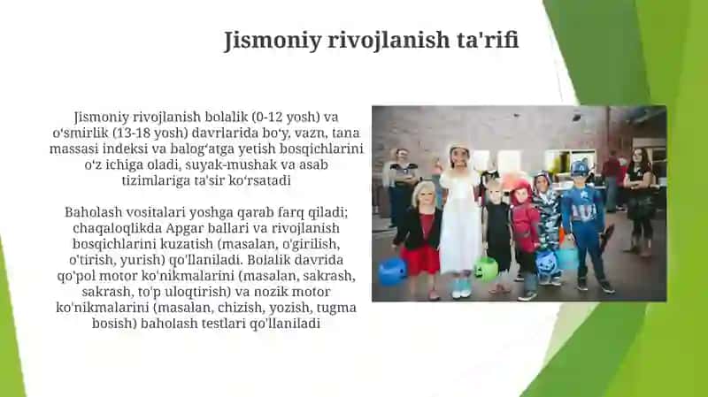 Jismoniy rivojlanish 3