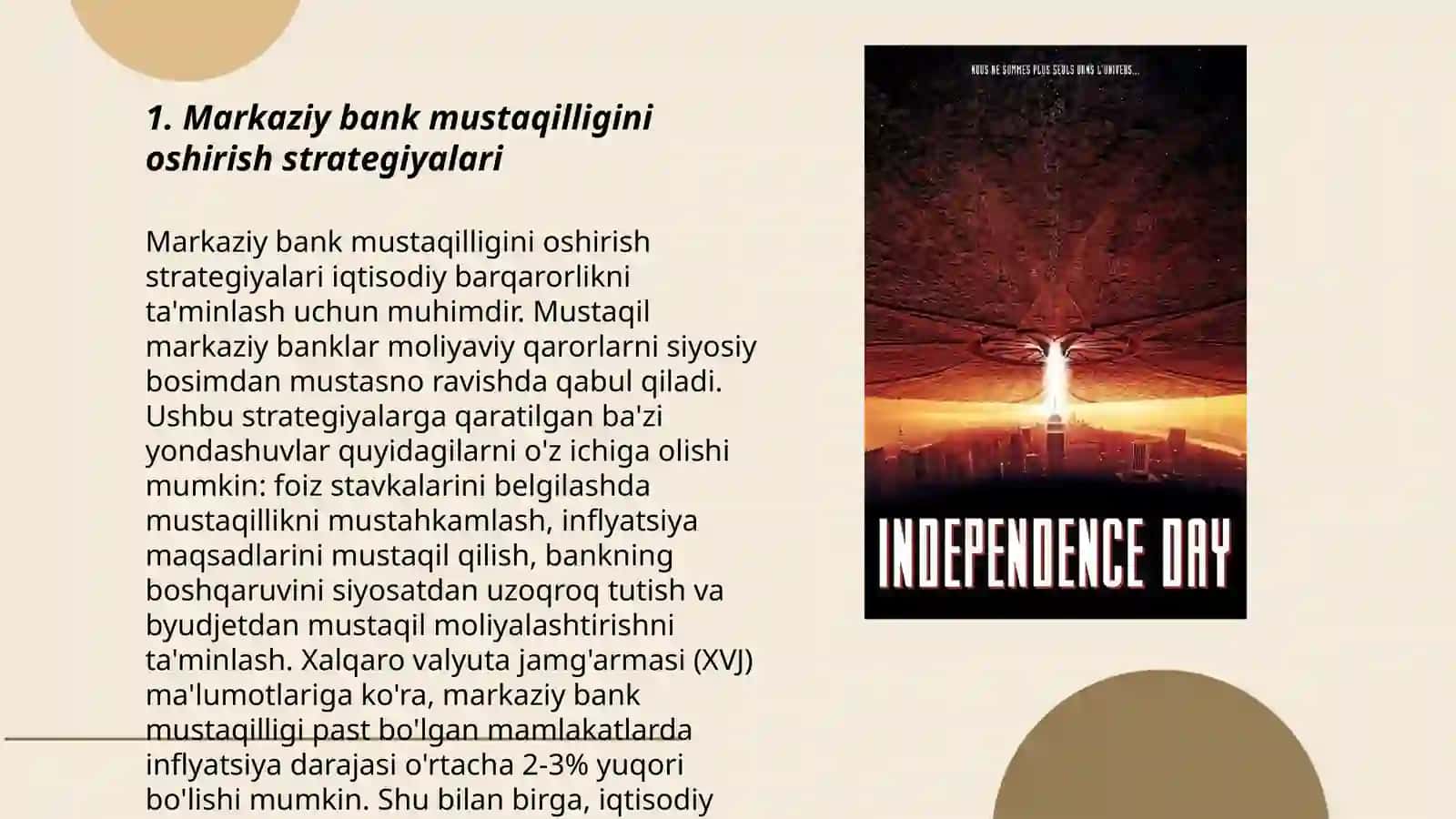 Markaziy bank mustaqilligini oshirish strategiyalari 3