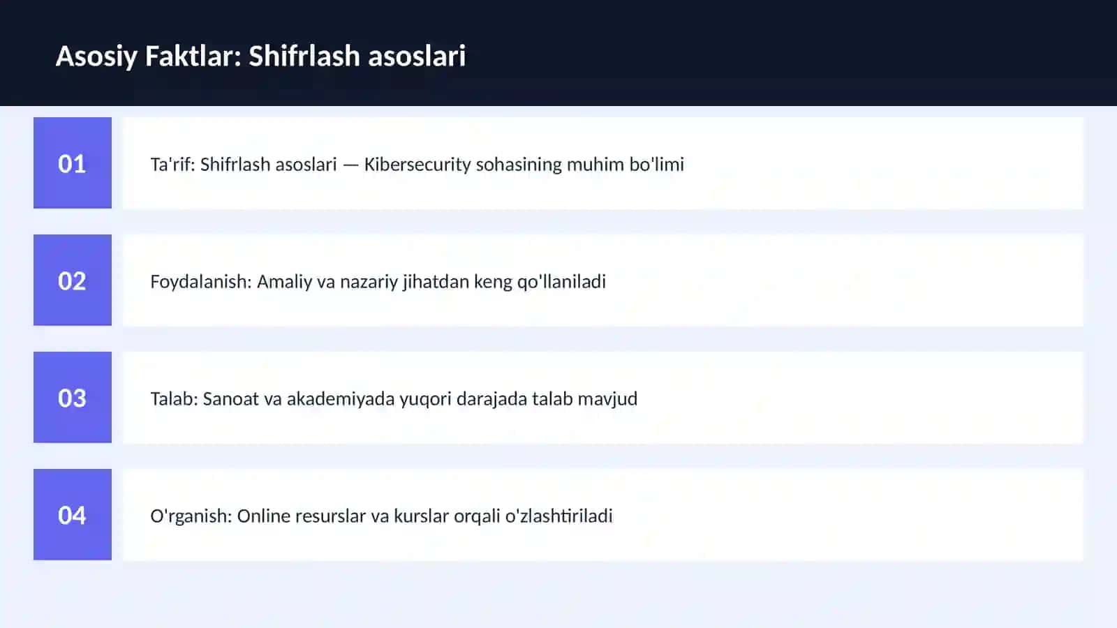 Shifrlash asoslari 3