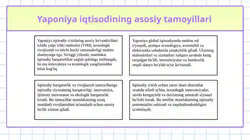 Yaponiya davalati iqtisodiy usish buiyicha takdimot 3