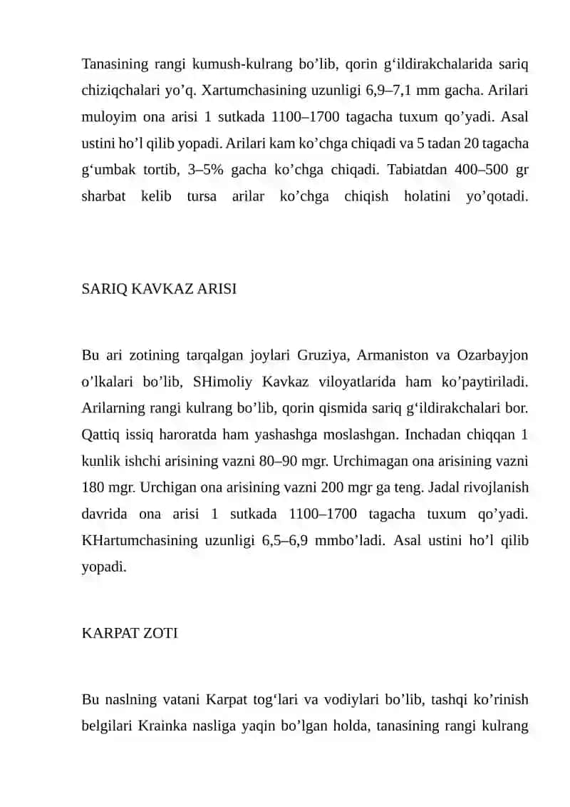 Asalarining embrional rivojlanish davri 3