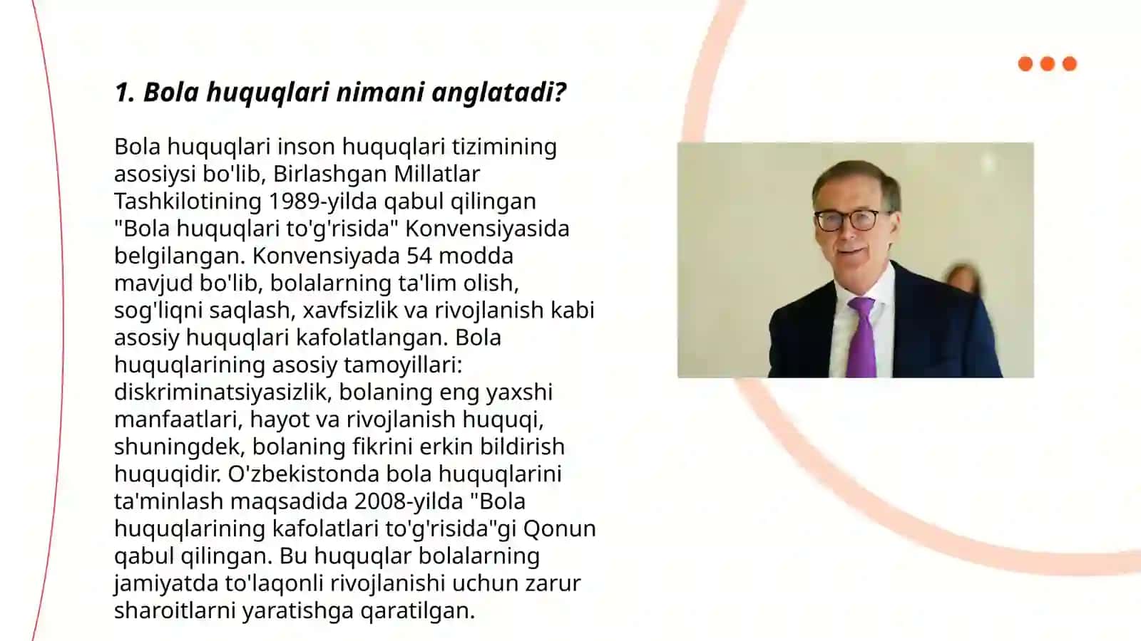 BMT ning "Bola huquqlari toʻgʻrisidagi konvensiya" 3