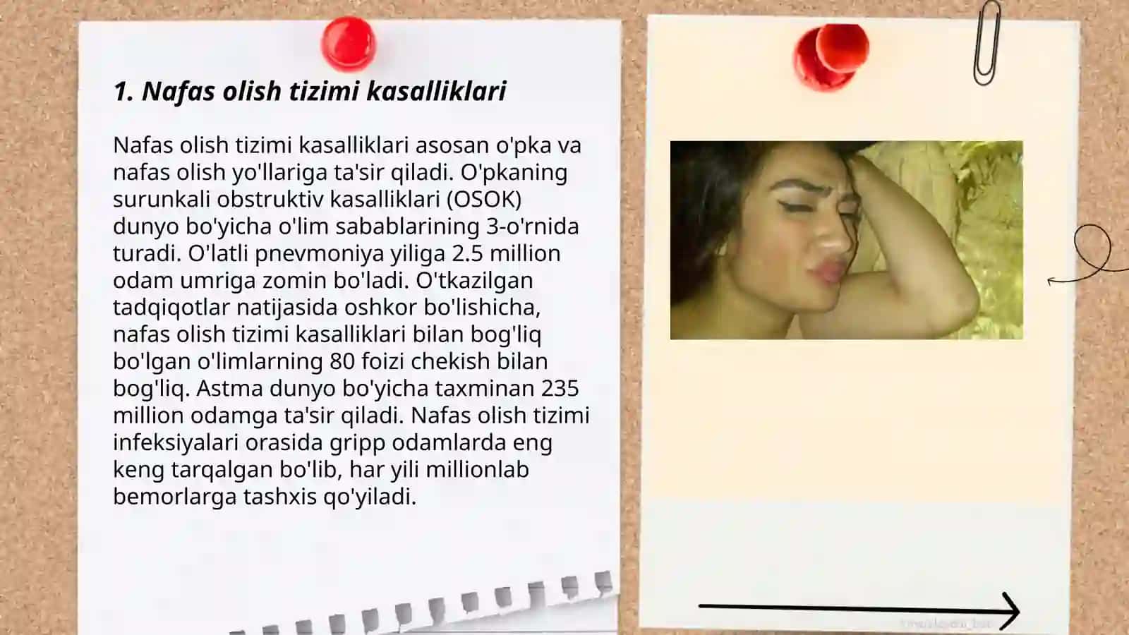 Nafas olish tizimi va yurak qon-tomir tizimi faoliyati 3