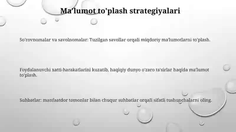 DTS talablari [Sizning mutaxassislik sohangizda] 3