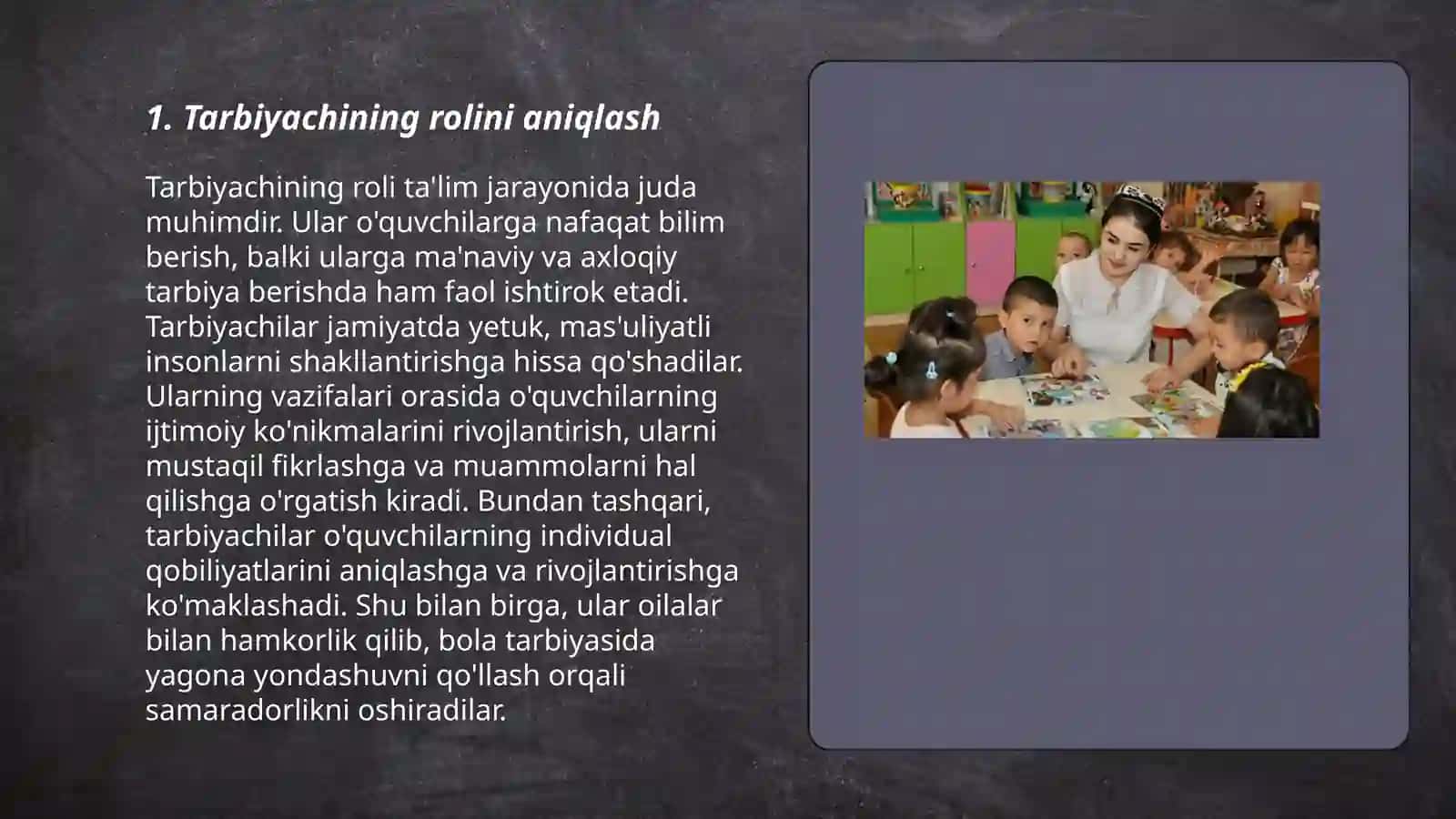 Bayram tadbirlarini otkazishda tarbiyachining ahamiyati 3