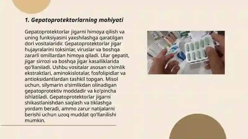 Gepatoprotektor vositalar 3