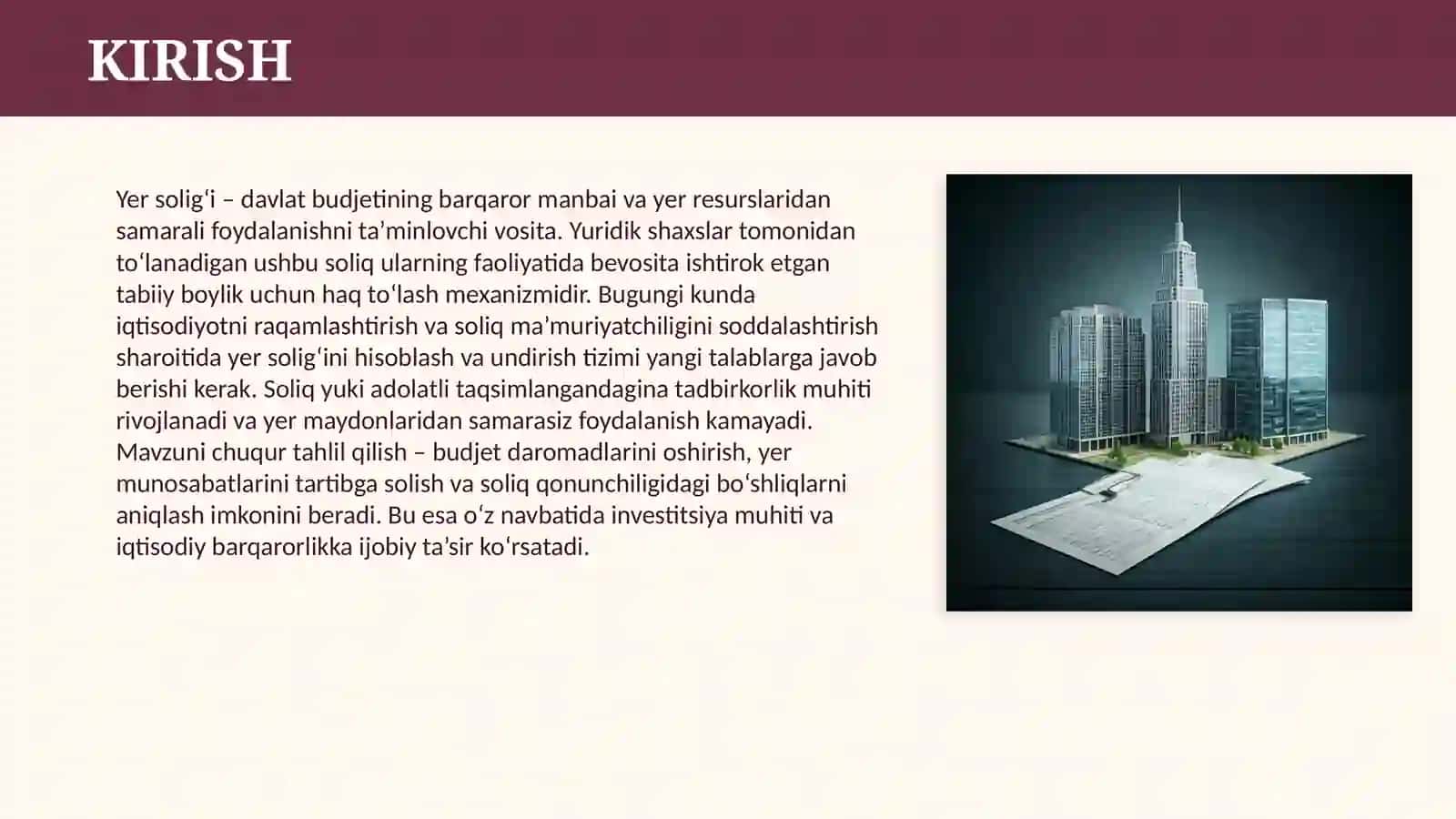 YURIDIK SHAXSLARDAN OLINADIGAN YER SOLIG’I 3