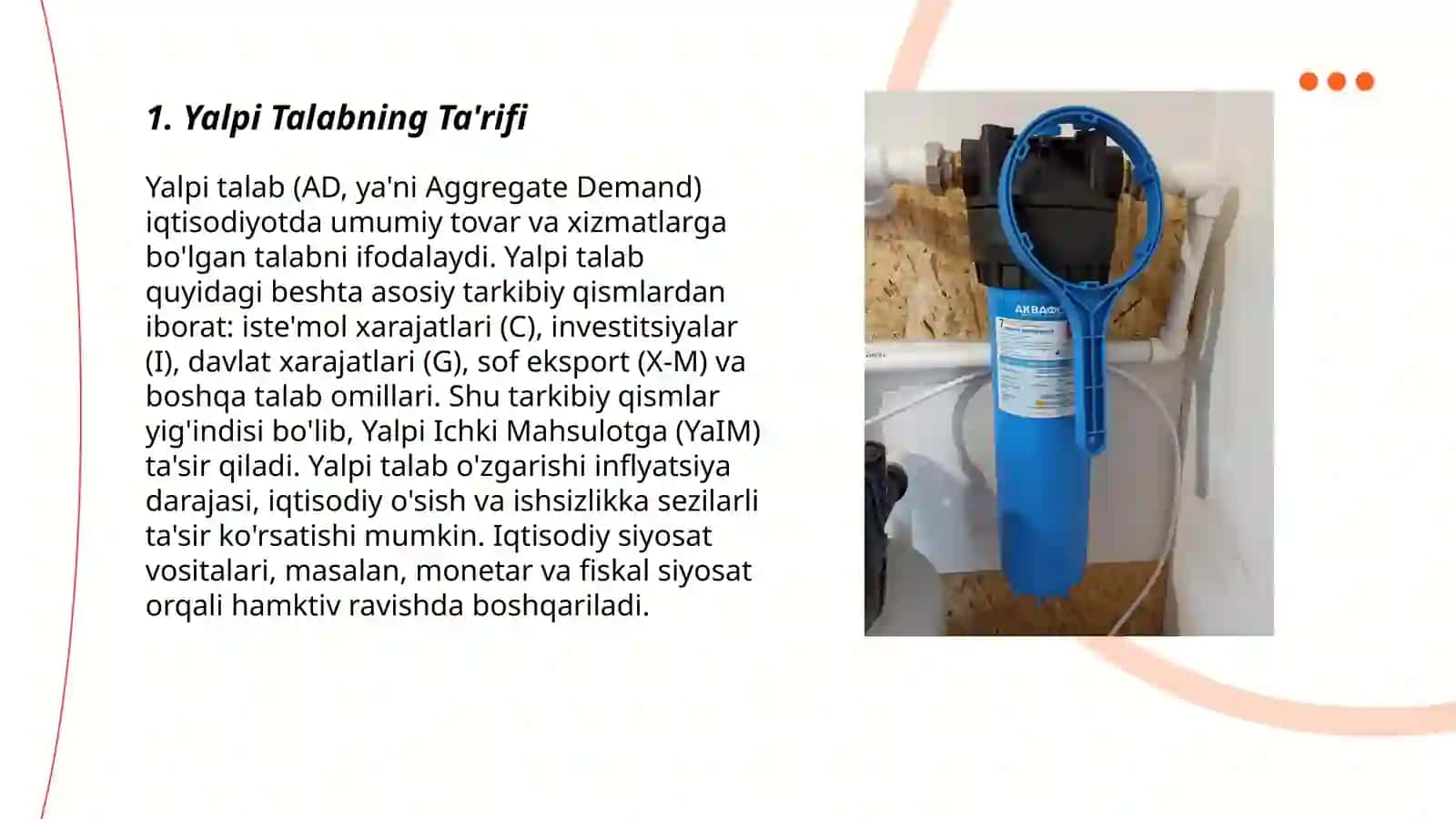 Yalpi talab - yalpi taklif modeli 3
