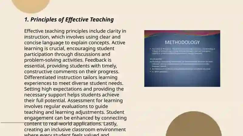 Basic information on methodology of teaching speciality subjects 3