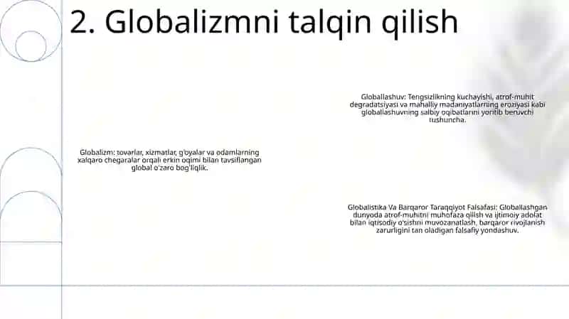 Globallashuv, Globalistika Va Barqaror Taraqqiyot Falsafasi 3