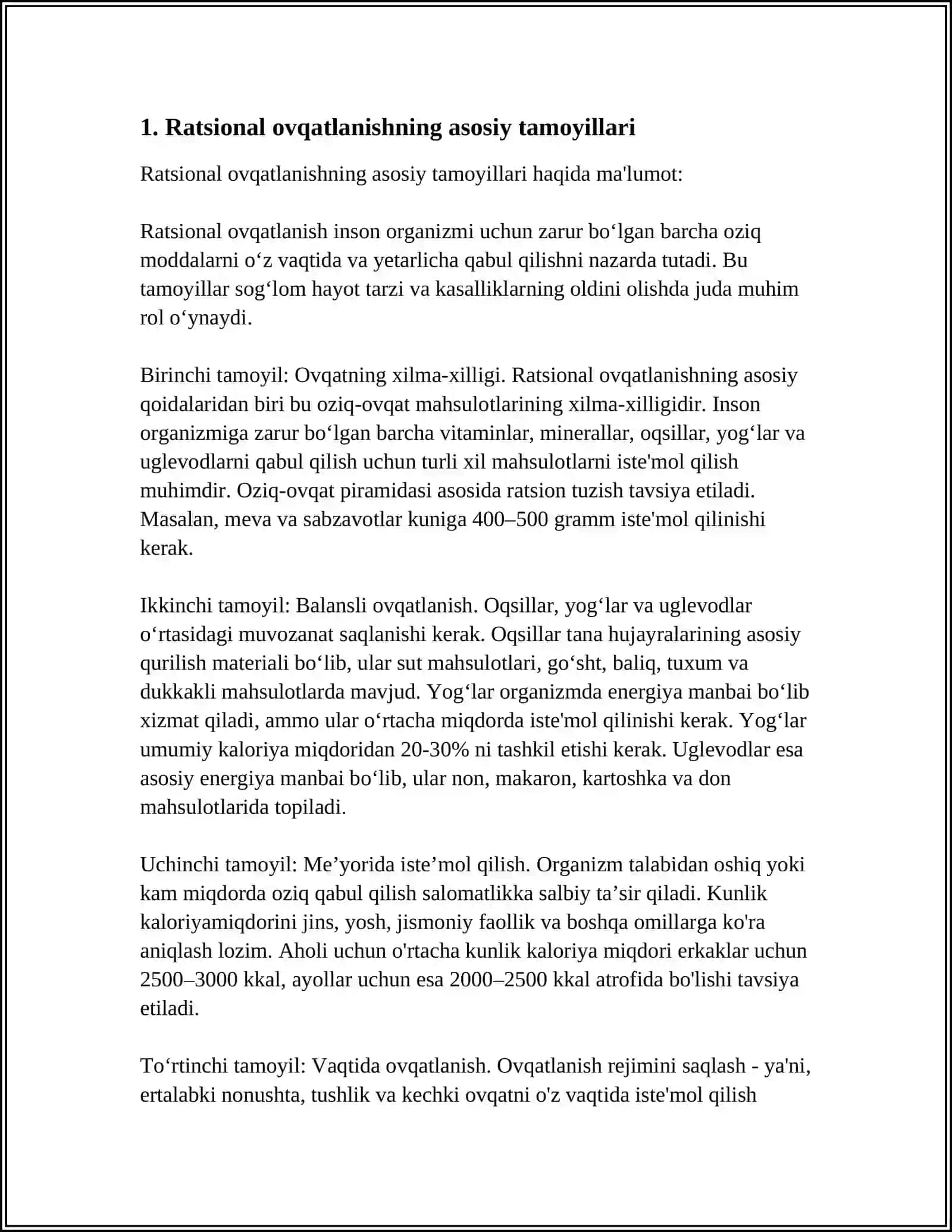 RATSIONAL OVQATLANISH ASOSLARI VA AHAMIYATI 3
