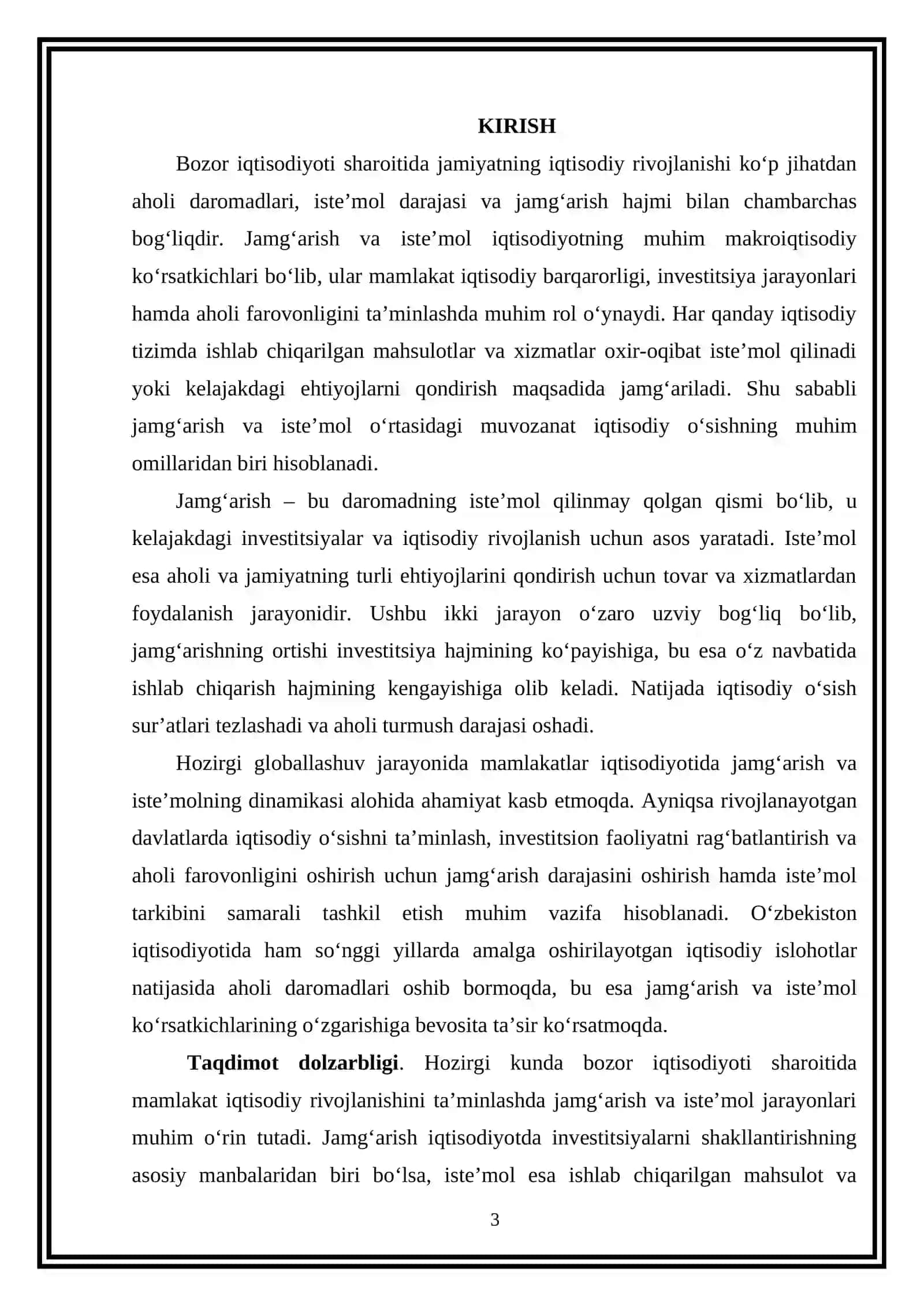 JAMG’ARMA VA ISTEMOLNING DINAMIKASI 3