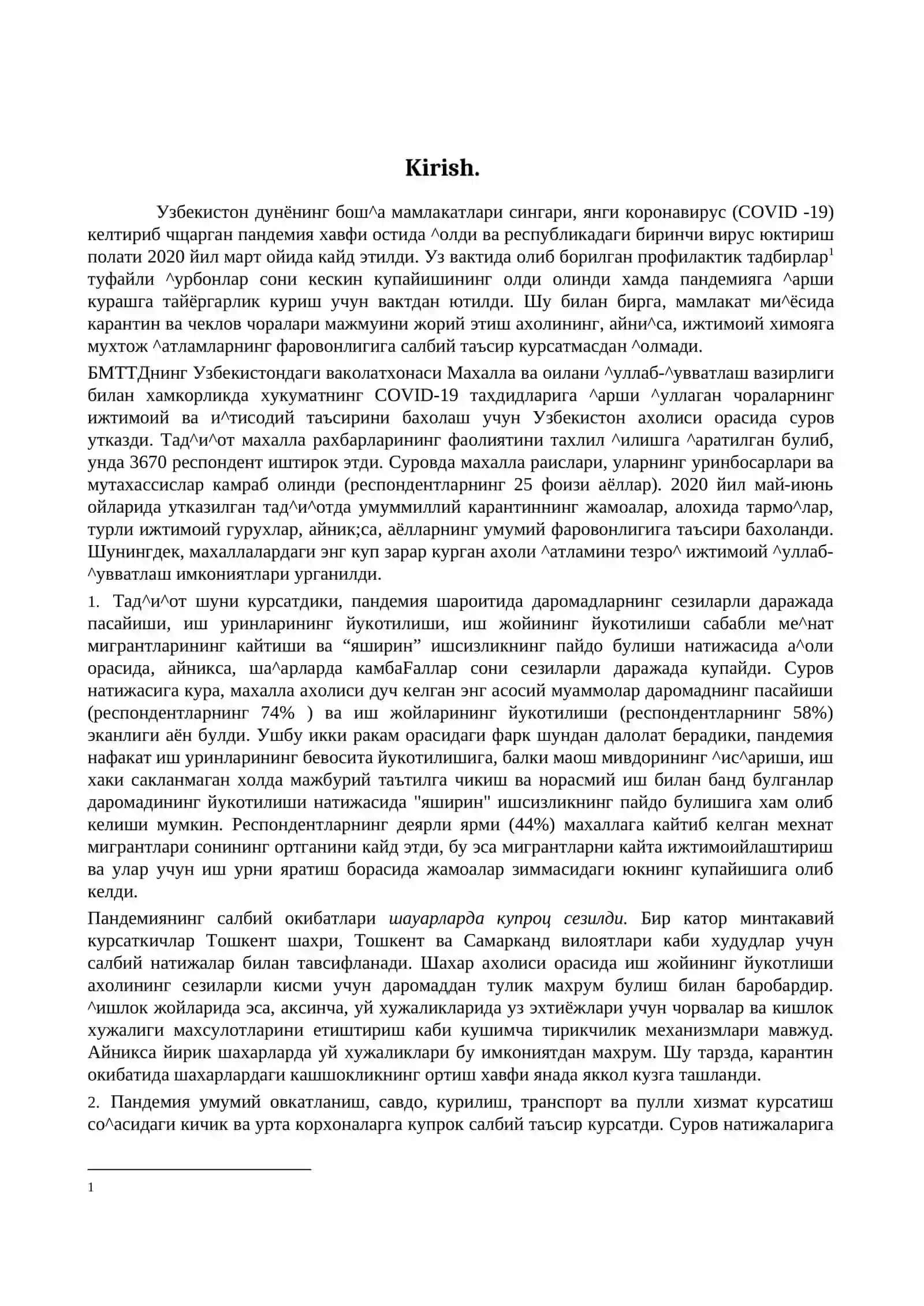 “Covid-19” pandemiyasining ijtimoiy-iqtisodiy oqibatlari 3
