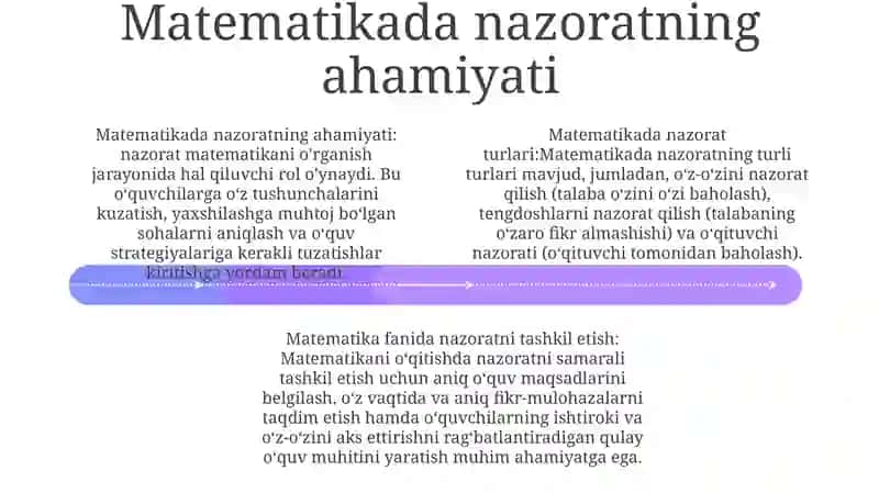 Matematika Darsida Nazorat Turlari Va Ularni Tashkil Qilish 3