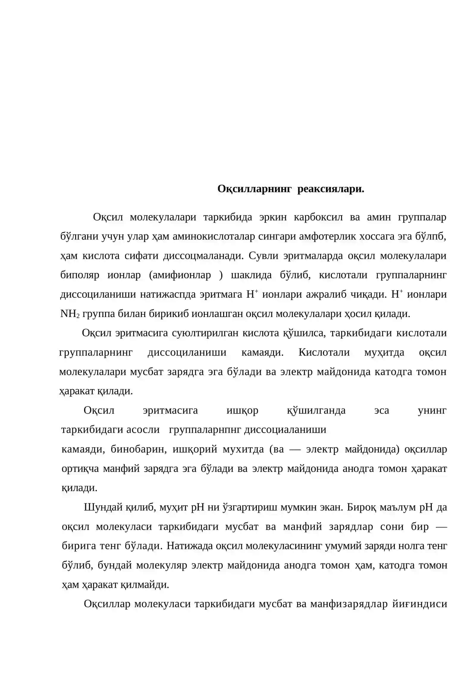 Oksilarni kimyoviy xossalari 3