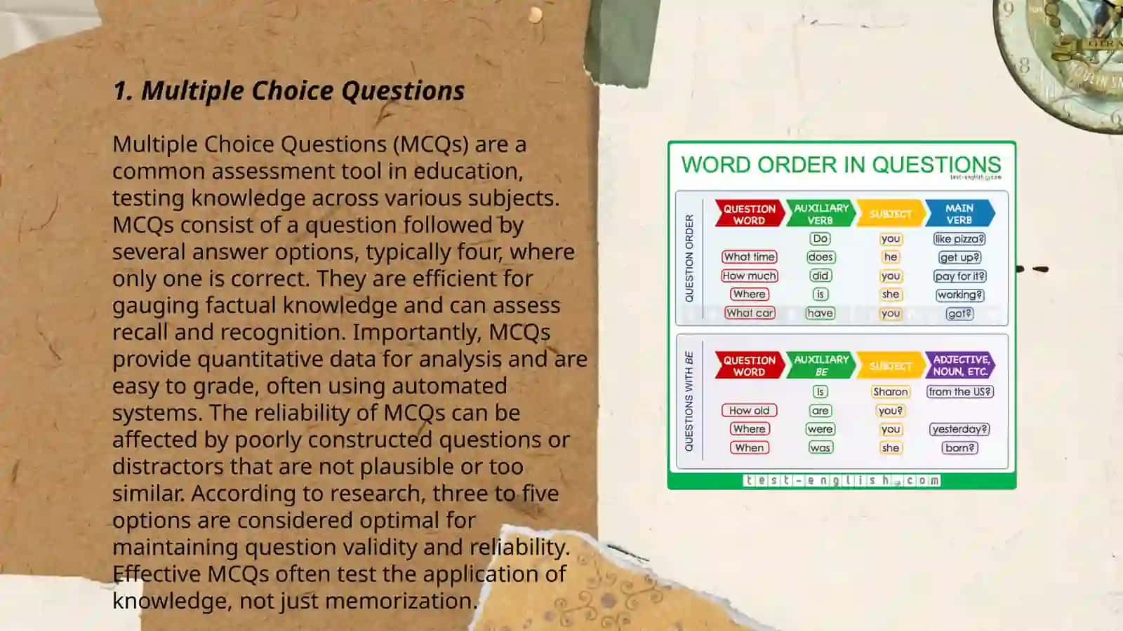 Multiple Choice Questions (MCQs) 3