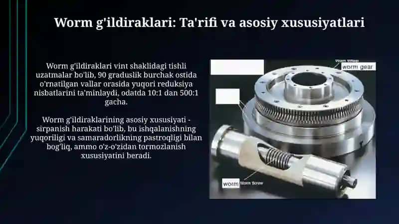 Worm g'ildiraklari 3