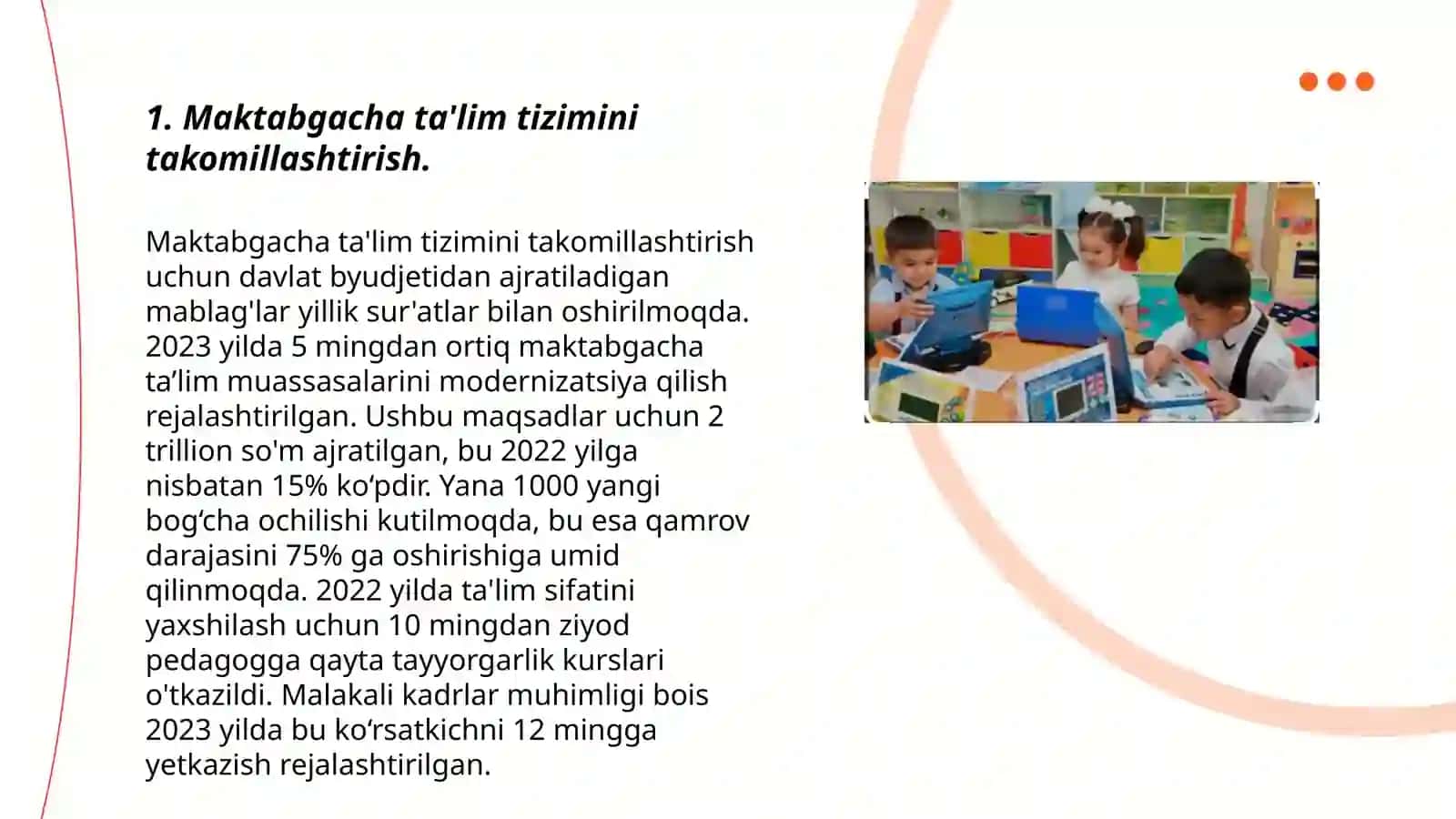 O‘zbekiston Respublikasi maktabgacha ta‘lim tizimini 2030-yilgacha rivojlantirish konsepsiyasi 3