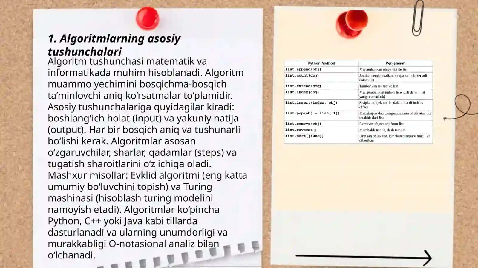 Algoritmlash usullari.Dasturlashtirish tillari 3