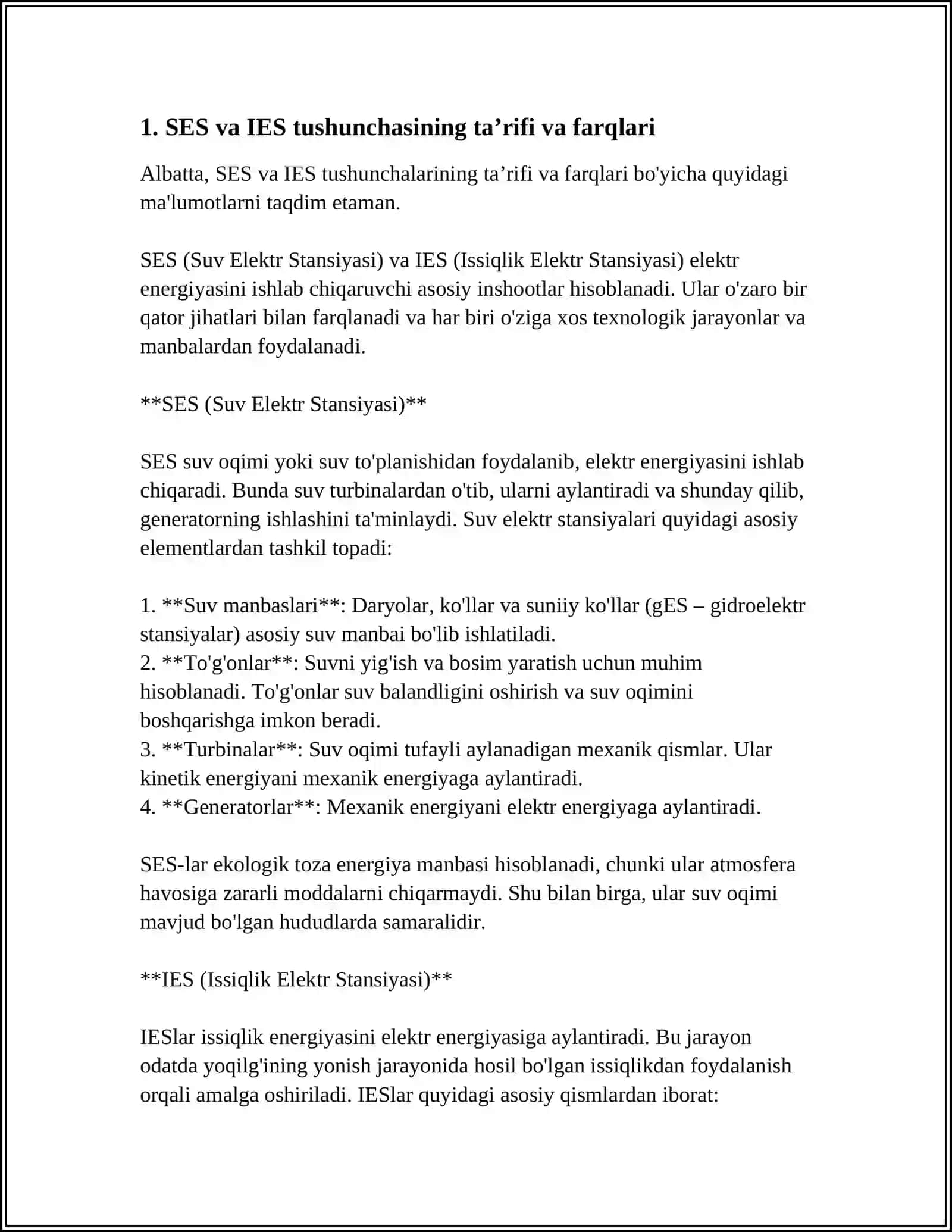 O‘ZBEKISTONDA MAVJUD SES VA IES LAR TO‘G‘RISIDA TUSHUNCHA 3