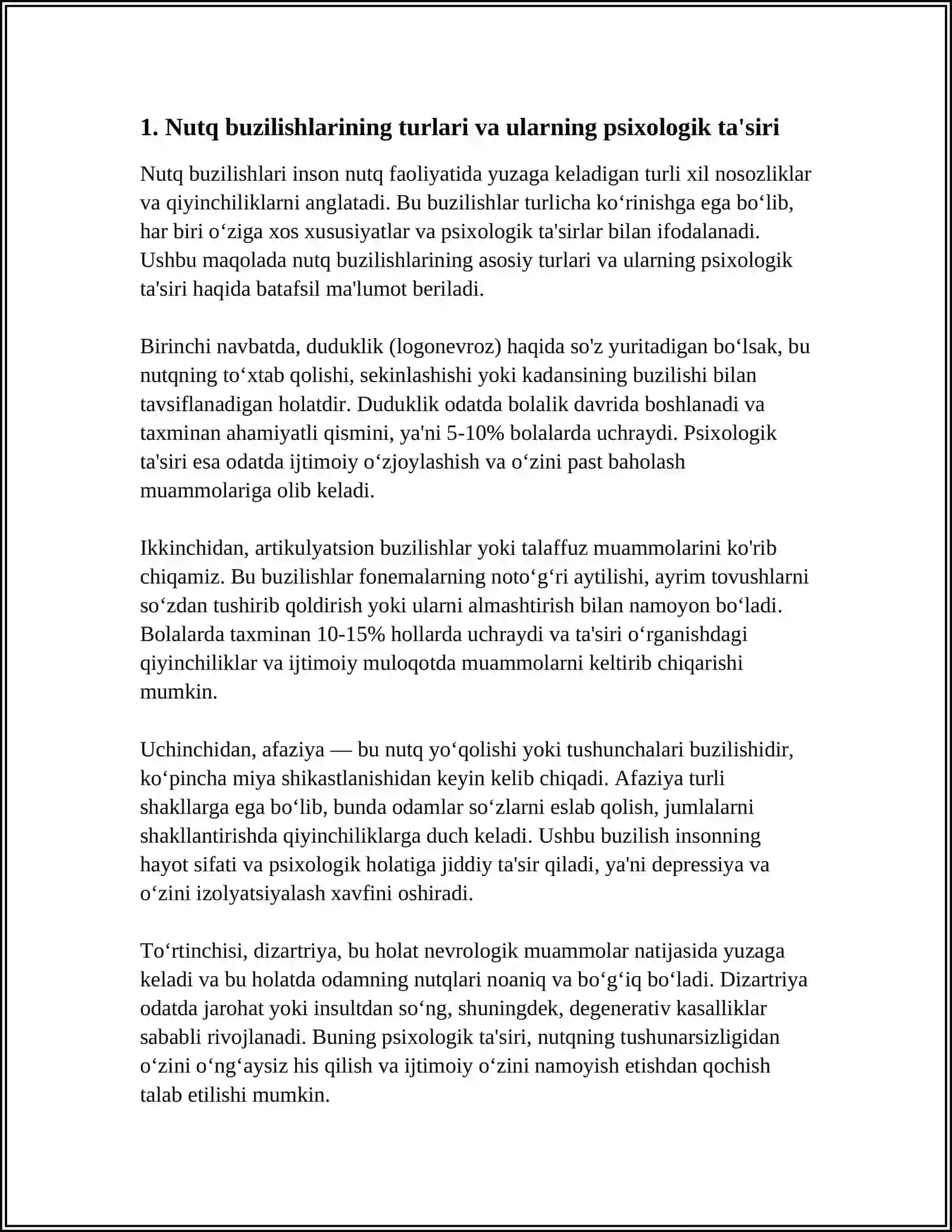 SISTEMALI NUTQ BUZILISHLARI BOʻLGAN BOLALARNING PSIXOLOGIK XUSUSIYATLARI 3
