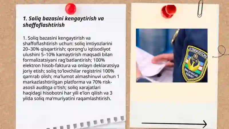 Budjit soliq siyosati barqarorligini taminlash yunalishlari 3