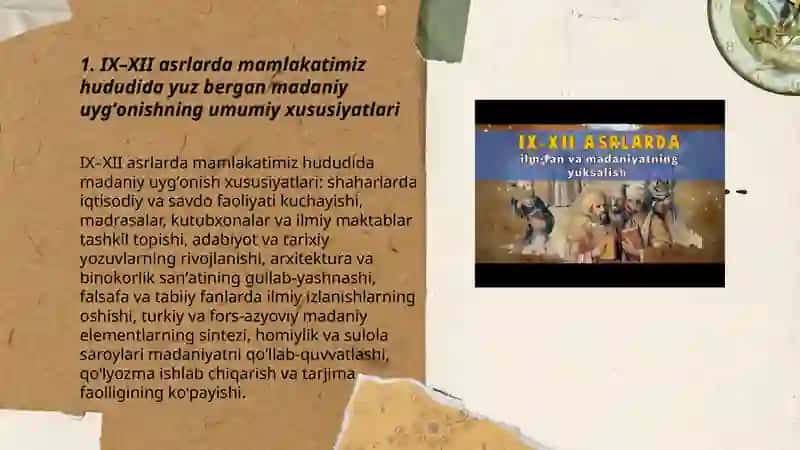 Madaniy Uyg'onish (Renessans) 3
