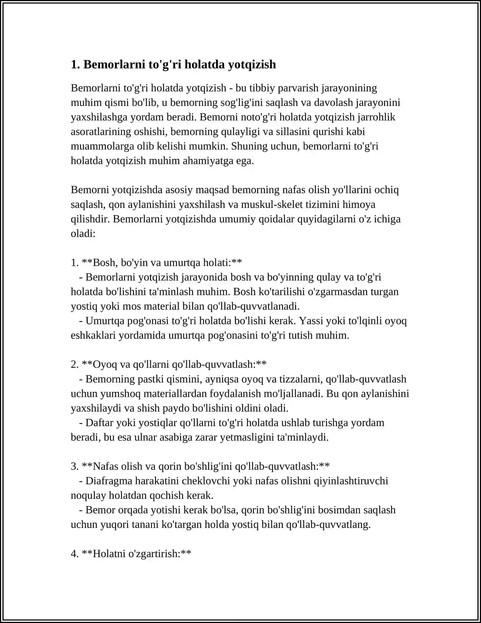 BEMORLARGA DORILARNI TOMCHILAB YUBORISH TEXNIKASI 3