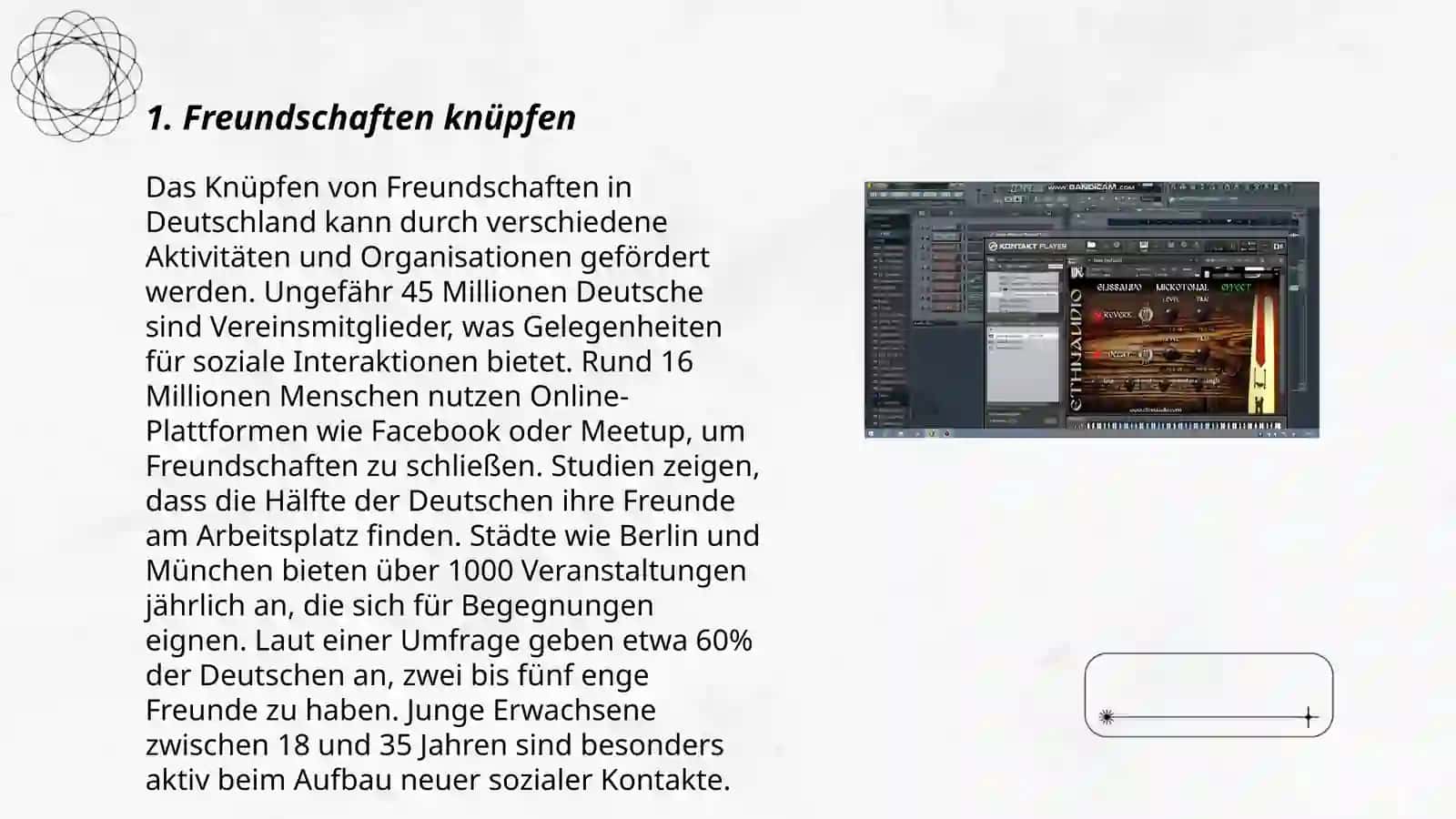 Freundschaften knüpfen 3