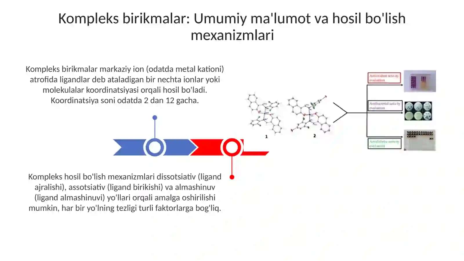 Fizik kimyoviy usullar bn komplekslar hosil bolishini organish 3