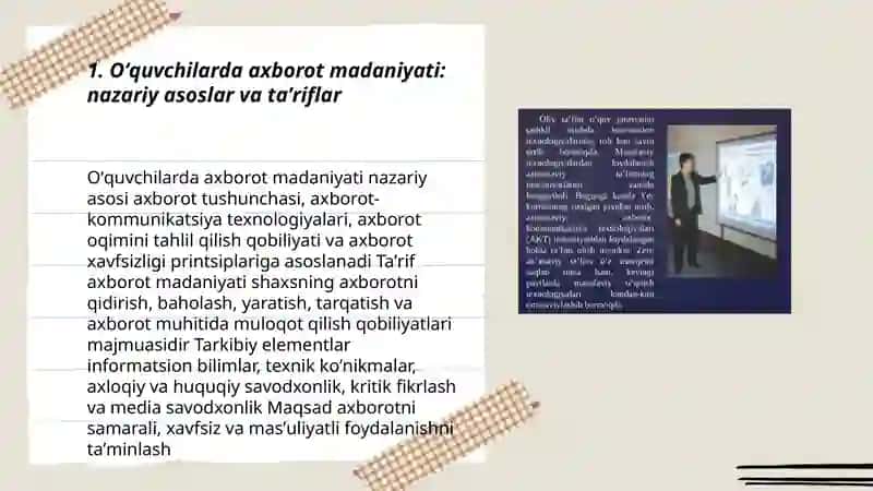 Oʻquvchilarda axborot madaniyatini shakllantirish texnologiyasi 3