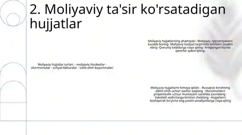 Umumiy Hujjatlar Haqida Taqdimot 3