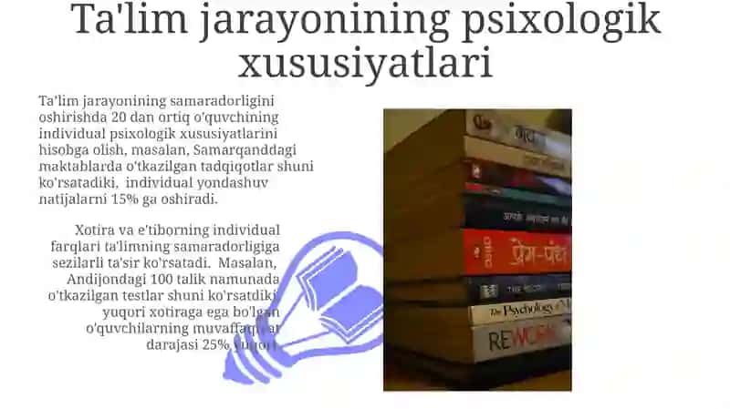 Ta'lim va Pedagogik Psixologiyaning Predmeti 3