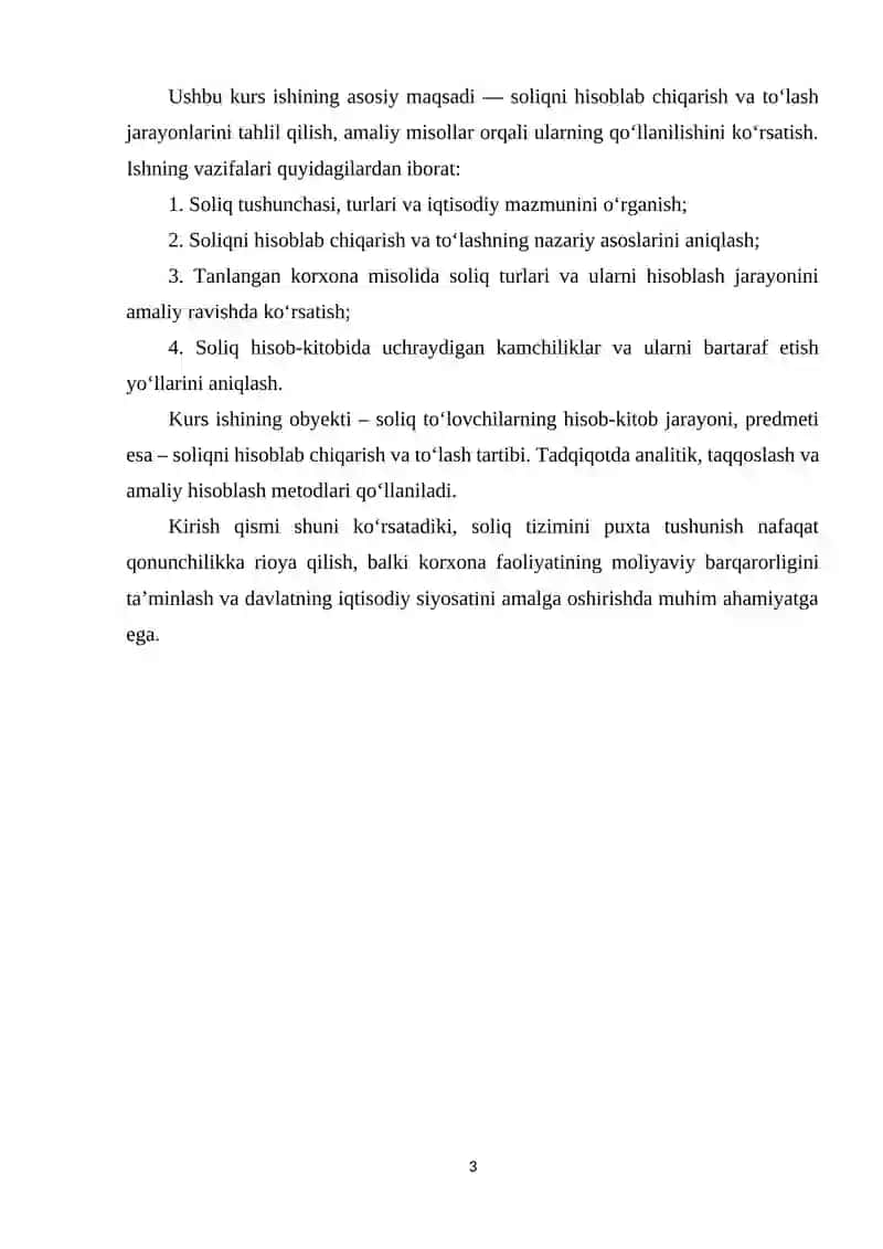 Soliqni hisoblab chiqarish va to’lash tartibi 3
