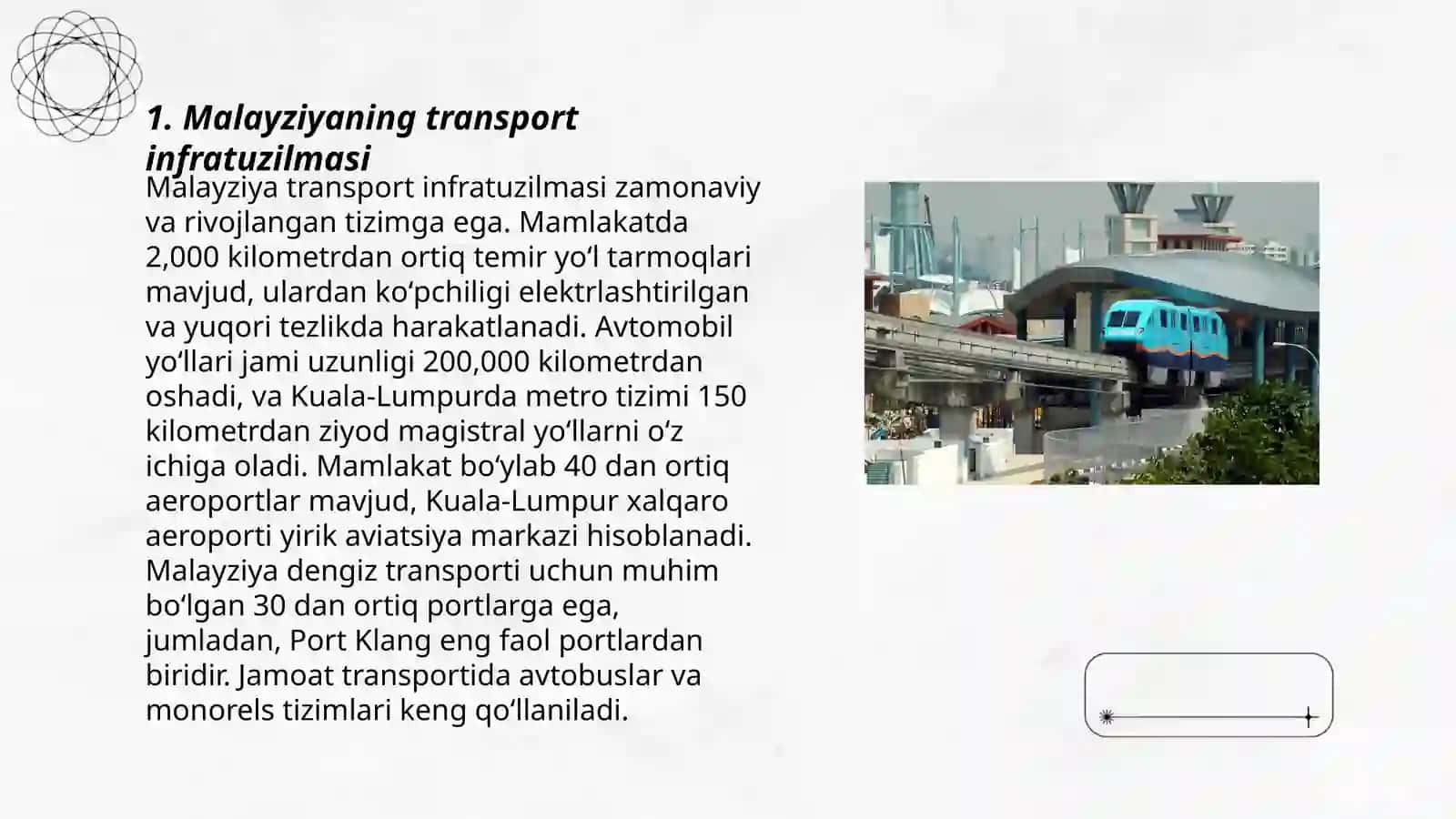 Malayziya transporti 3