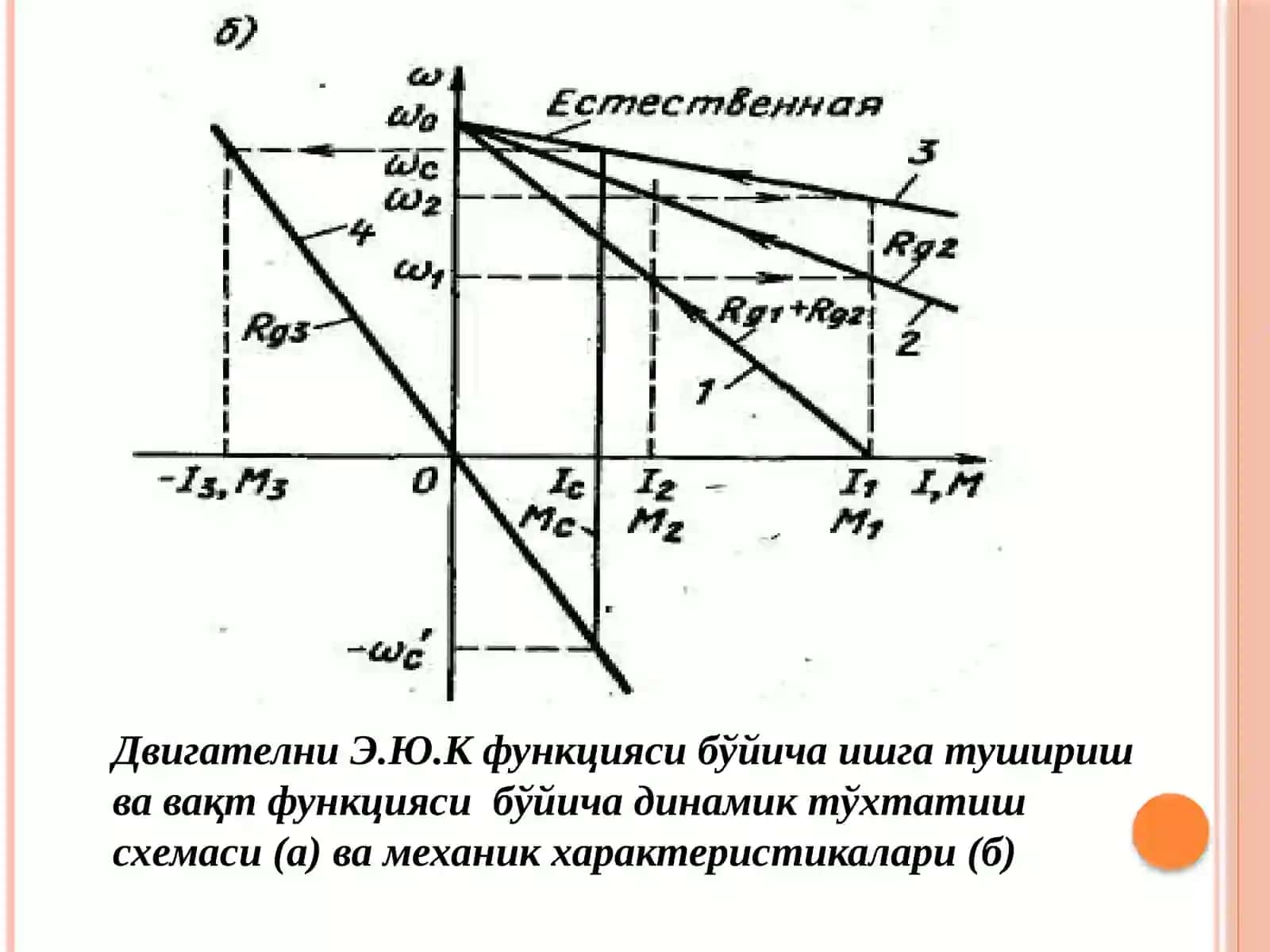 Ўзгармас ток моторини тормозлашнинг андозавий схемалари 3