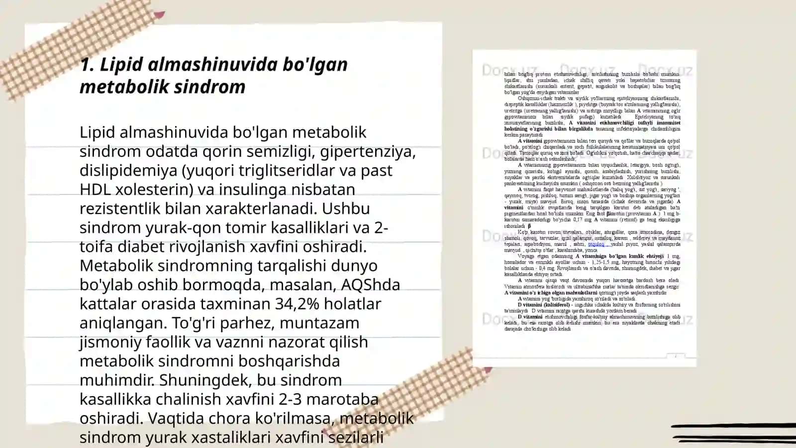 Lipidlar almashinuvining buzilishi bilan bo‘lgan kasalliklar 3