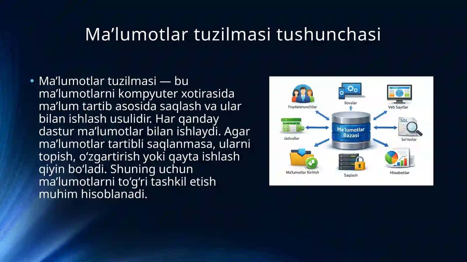 Ma’lumotlar tuzilmasi tushunchasi 3