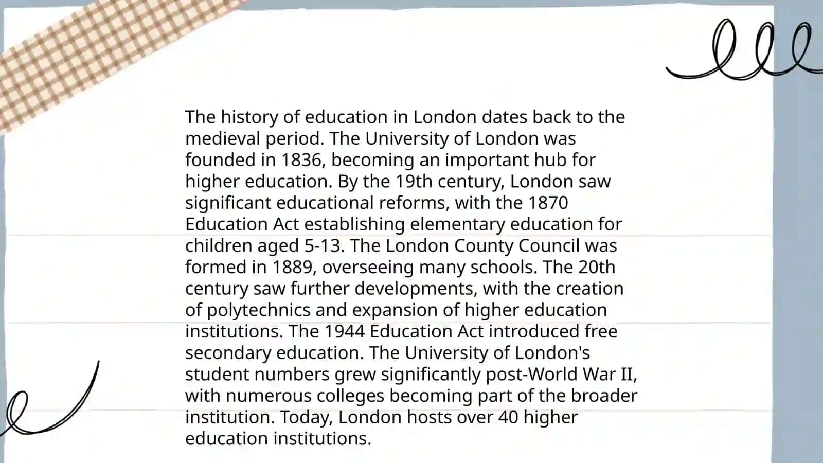 London va uning ta'lim tizimi 3