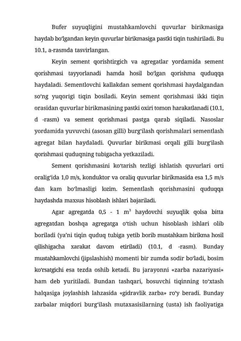 MUSTAHKAMLASH KOLONNALARINI SEMENTLASH 3