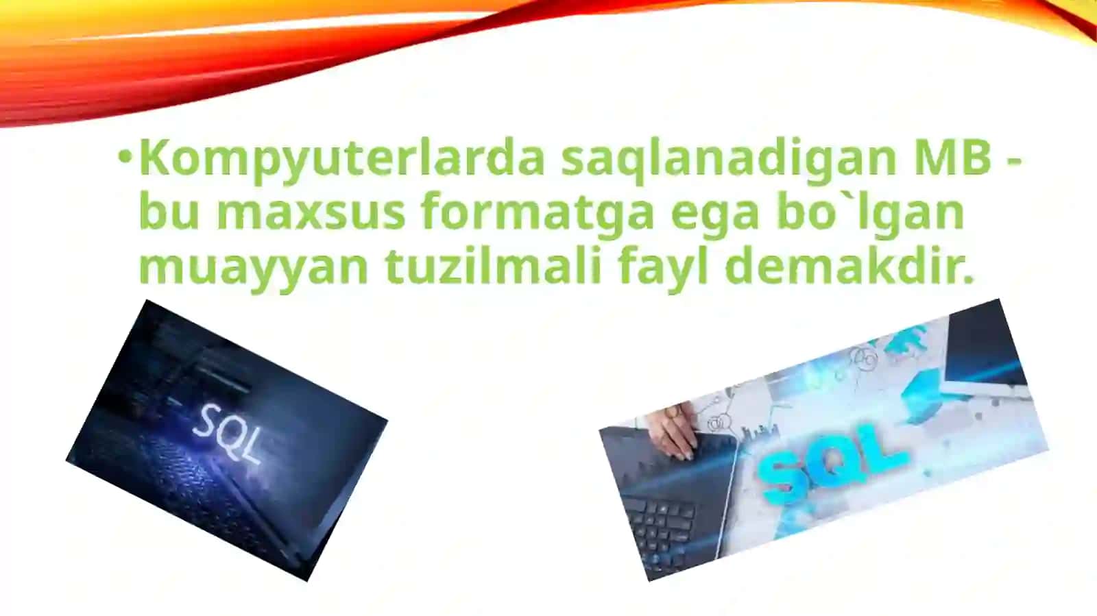 Ma'lumotlar bazasini boshqarish tizimi funksiyalari 3