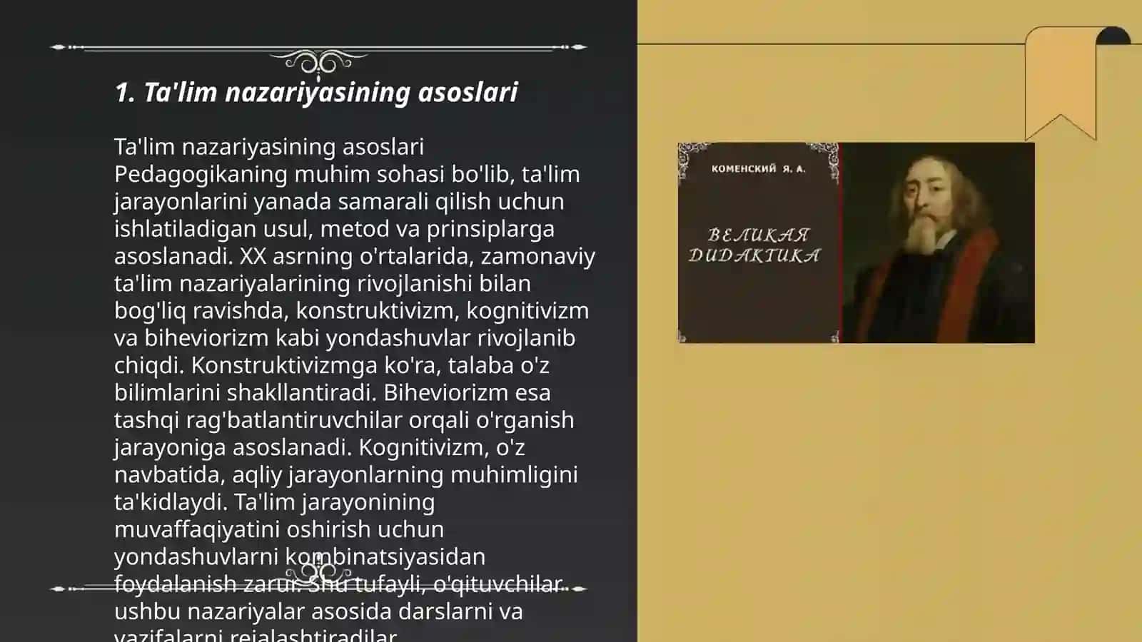 Ta'lim nazariyasining asoslari 3