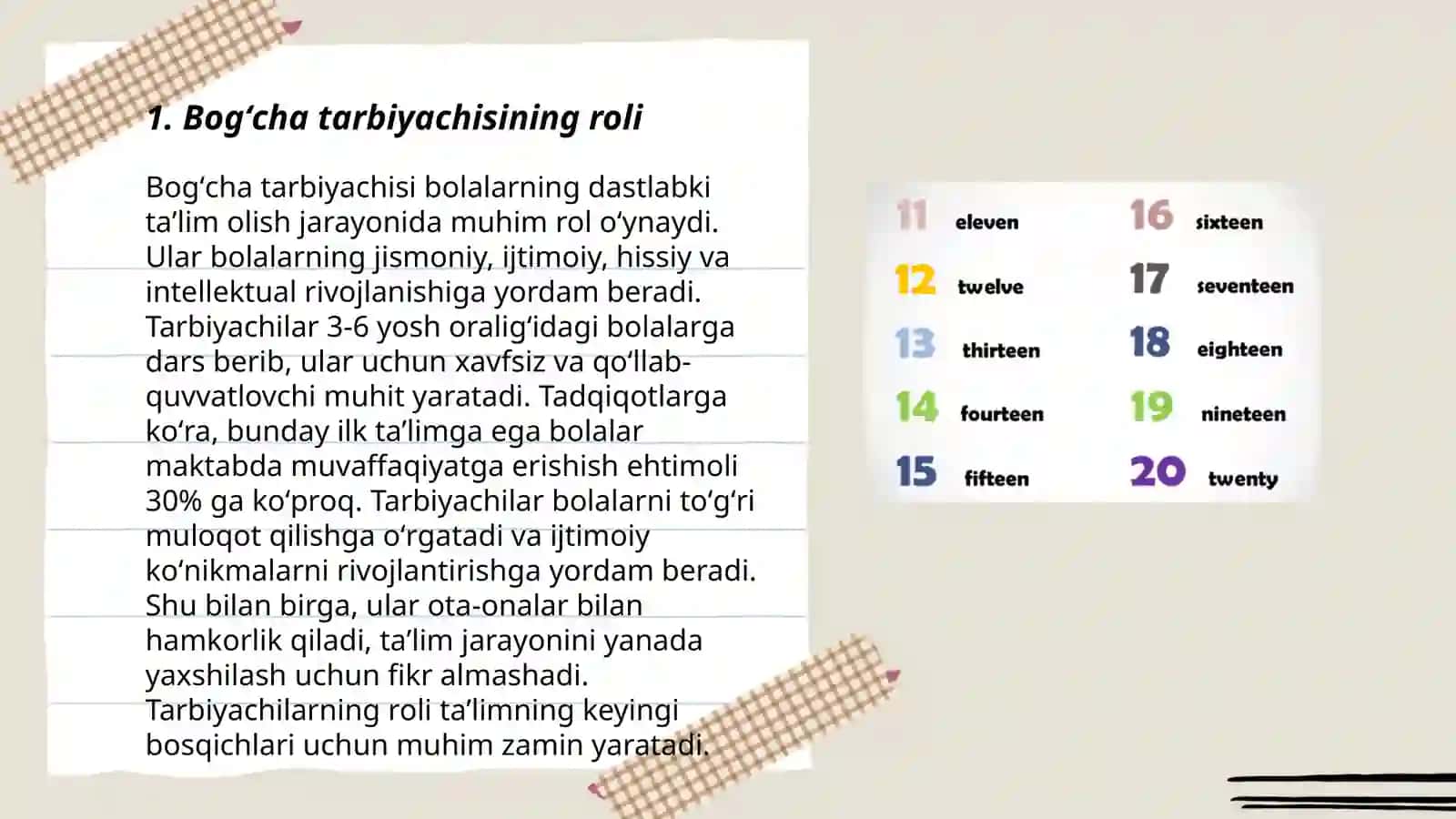 Maktabgacha taʼlim-uzluksiz taʼlimning boshlangʻich boʻgʻini 3