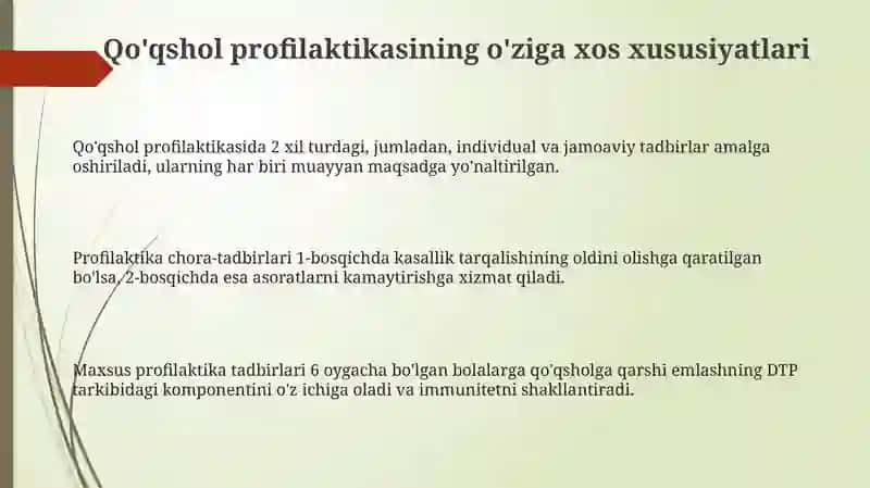 Qoqshol profilaktikasi 3