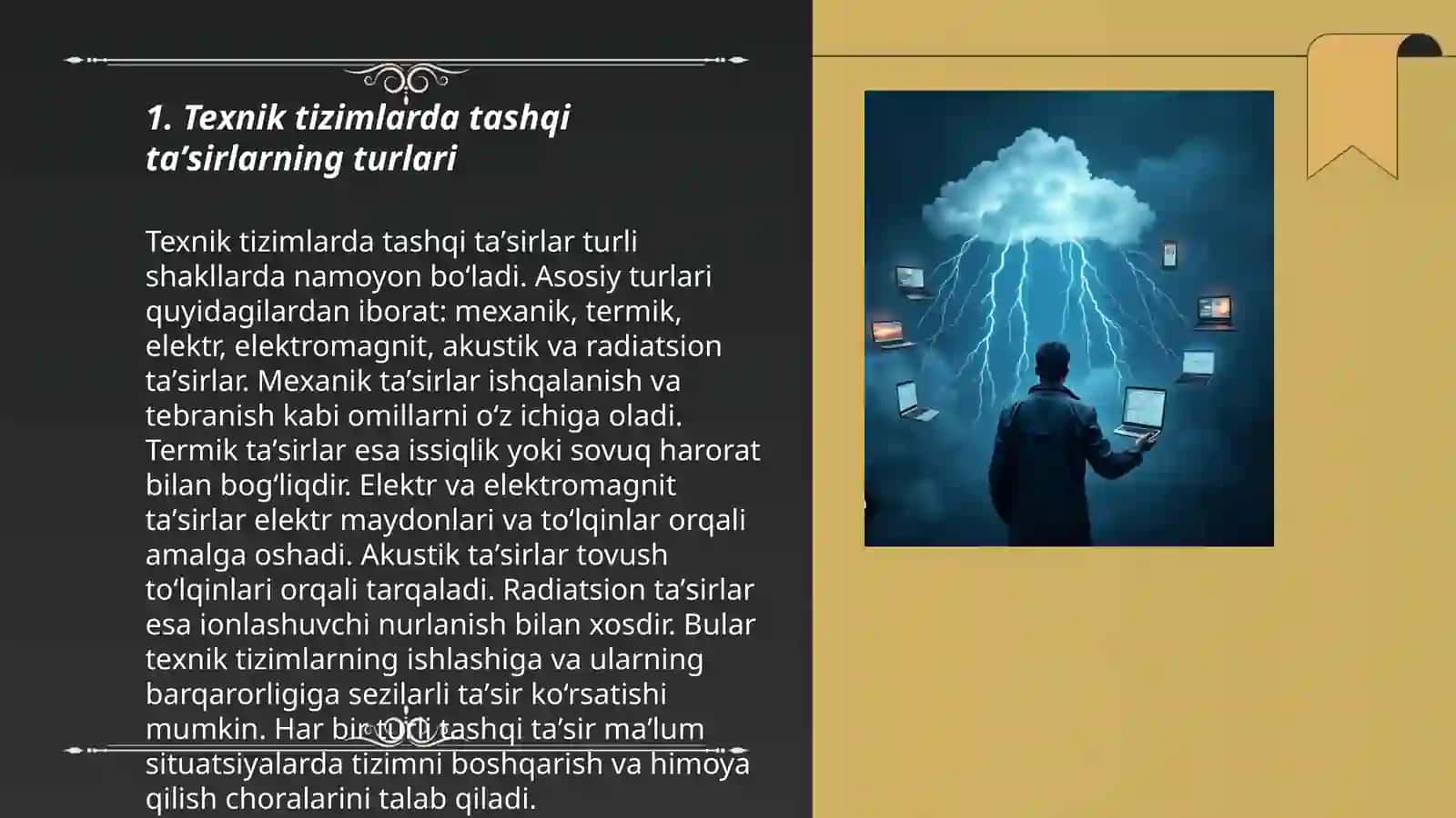 Texnik tizimlarni ishdan chiqarishda tashqi ta'sirlarning roli 3